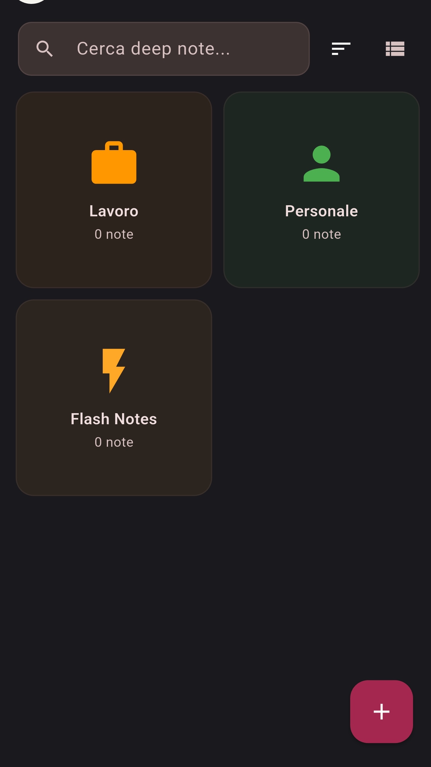 Deep Note - Cartelle